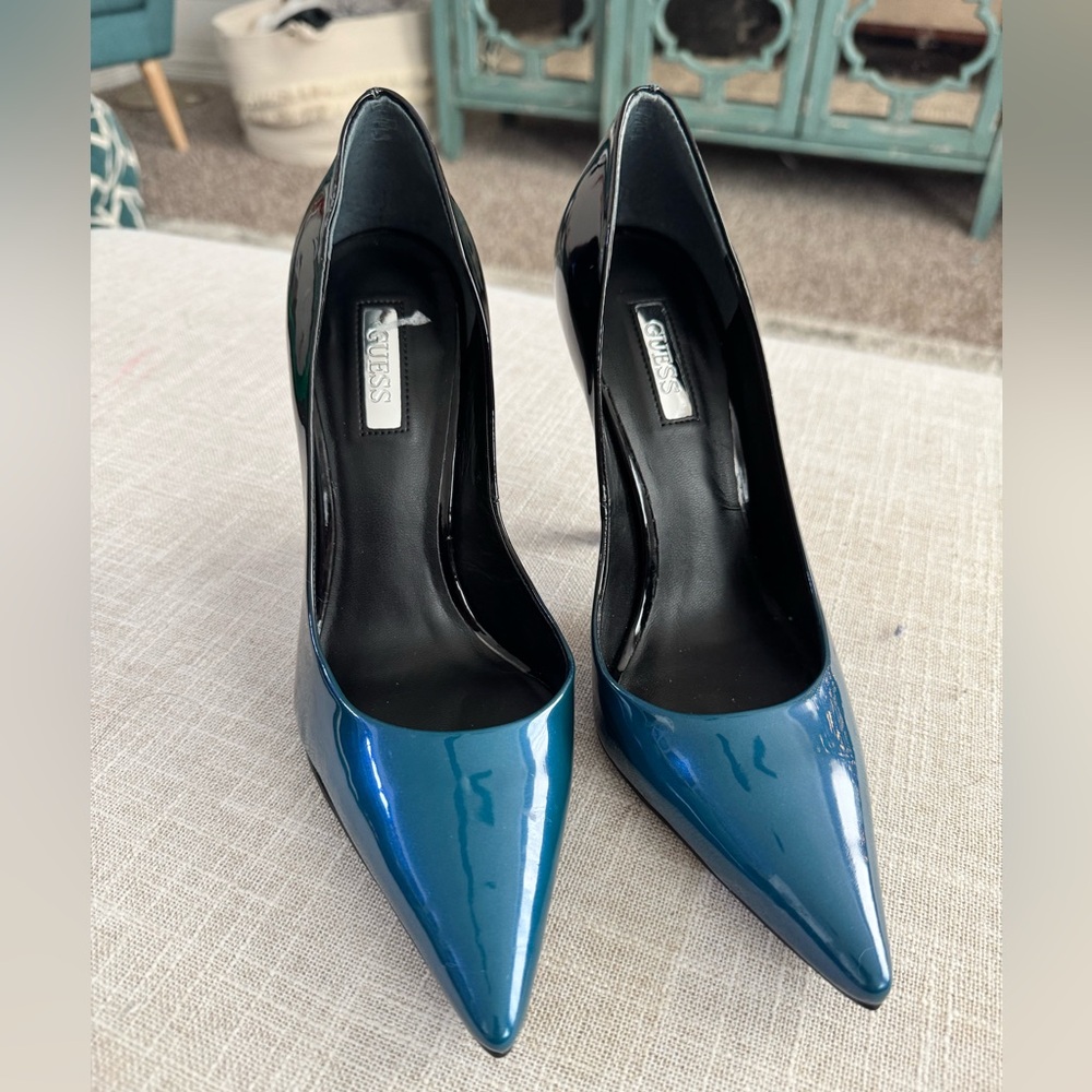 Blue Ombré Guess CARRIE Stilettos 7M